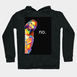 Jesus No Meme Pop Art Hoodie